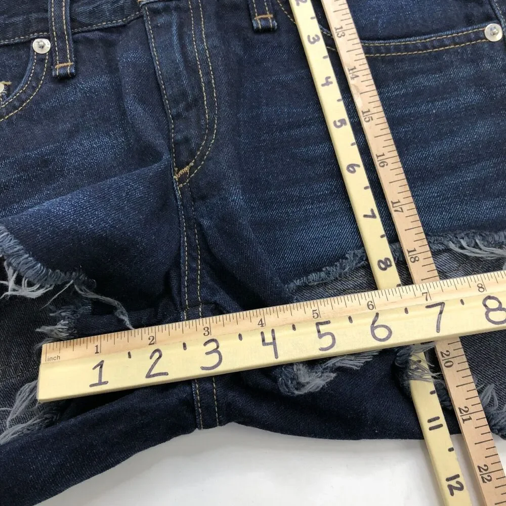 Rag & Bone Catskills 25 (Fit 30W) Cotton Denim Jean Mid Rise Shorts W1907K273CAT